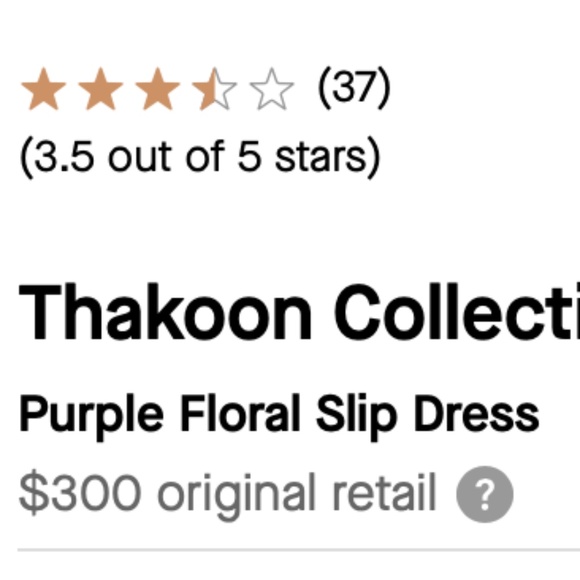 Thakoon Collective Purple/ Lavender Floral Slip dress Size 4 RETAIL $295 - Picture 9 of 12